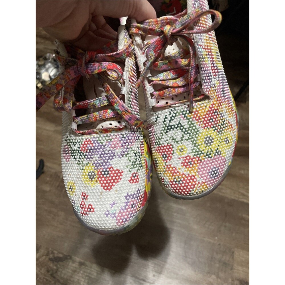 No Bull Trainer Shoes Sneakers Floral Daisy Super Fabric Design Women US 6 - Picture 2 of 11